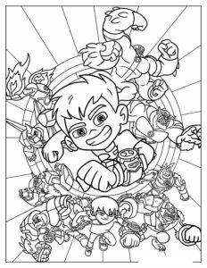 Desenho de Ben 10 Desenho Colorir Imprimir 01