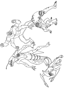 Desenho de Ben 10 Desenho Colorir Imprimir 03