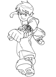 Desenho de Ben 10 Desenho Colorir Imprimir 06