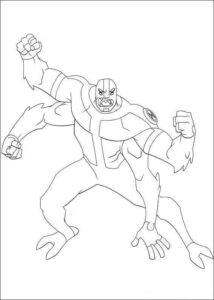 Desenho de Ben 10 Desenho Colorir Imprimir 08