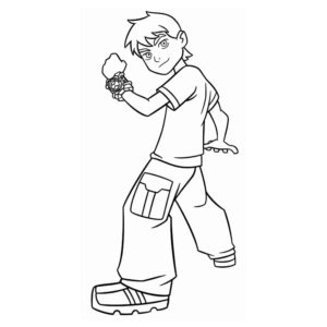 Desenho de Ben 10 Desenho Colorir Imprimir 19
