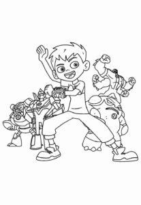 Desenho de Ben 10 Desenho Colorir Imprimir 26