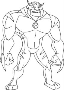 Desenho de Ben 10 Desenho Colorir Imprimir 34