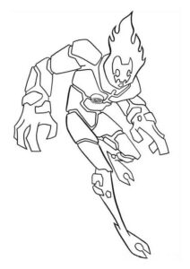 Desenho de Ben 10 Desenho Colorir Imprimir 43