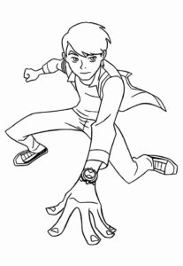 Desenho de Ben 10 Desenho Colorir Imprimir 45