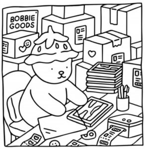 Desenho de Bobbie Goods 123