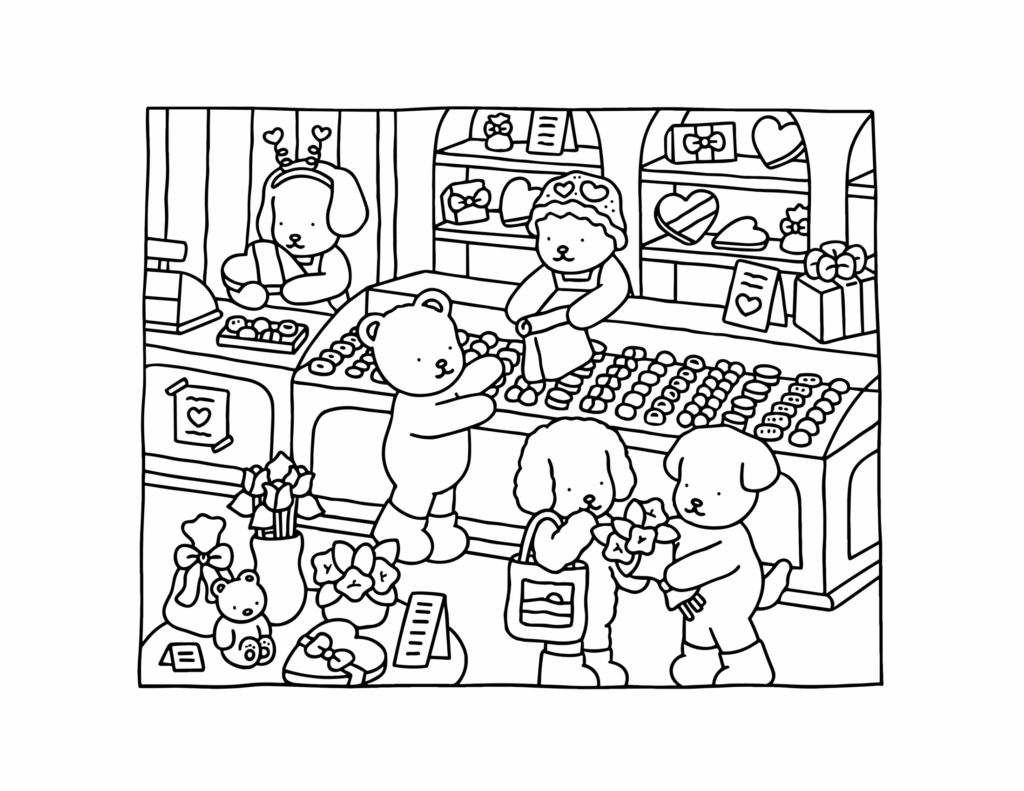 +150 Desenhos de Bobbie Goods para Imprimir e Colorir Grátis