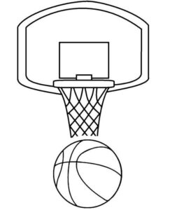Desenho de Bola De Basquete 3