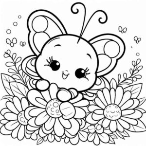 Desenho de Borboletas Desenho Colorir Imprimir 002