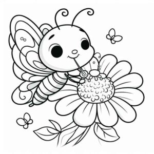 Desenho de Borboletas Desenho Colorir Imprimir 003