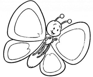 Desenho de Borboletas Desenho Colorir Imprimir 017