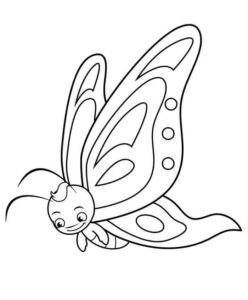 Desenho de Borboletas Desenho Colorir Imprimir 029