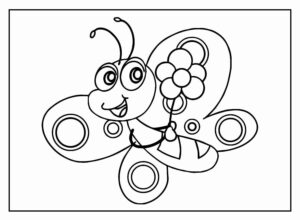 Desenho de Borboletas Desenho Colorir Imprimir 085
