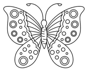 Desenho de Borboletas Desenho Colorir Imprimir 111
