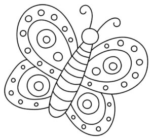 Desenho de Borboletas Desenho Colorir Imprimir 113