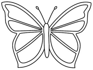 Desenho de Borboletas Desenho Colorir Imprimir 117