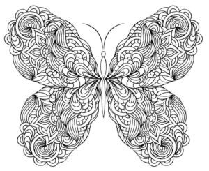 Desenho de Borboletas Desenho Colorir Imprimir 120
