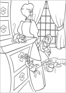Desenho de Cinderela Desenho Colorir Imprimir 08