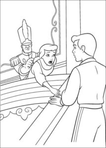 Desenho de Cinderela Desenho Colorir Imprimir 12