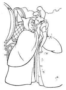 Desenho de Cinderela Desenho Colorir Imprimir 14