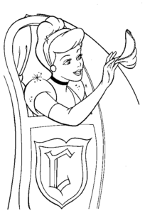 Desenho de Cinderela Desenho Colorir Imprimir 15