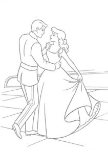 Desenho de Cinderela Desenho Colorir Imprimir 16
