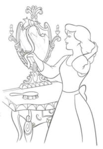 Desenho de Cinderela Desenho Colorir Imprimir 17