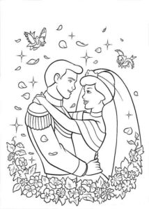 Desenho de Cinderela Desenho Colorir Imprimir 19