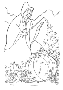 Desenho de Cinderela Desenho Colorir Imprimir 21