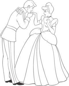Desenho de Cinderela Desenho Colorir Imprimir 25
