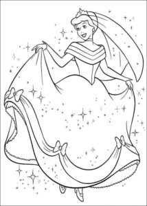 Desenho de Cinderela Desenho Colorir Imprimir 30