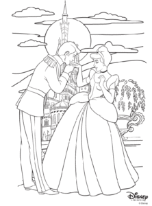 Desenho de Cinderela Desenho Colorir Imprimir 32