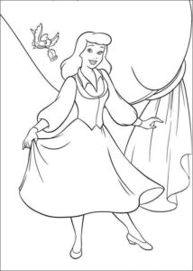 Desenho de Cinderela Desenho Colorir Imprimir 35