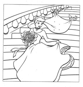 Desenho de Cinderela Desenho Colorir Imprimir 37