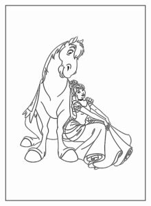 Desenho de Cinderela Desenho Colorir Imprimir 44