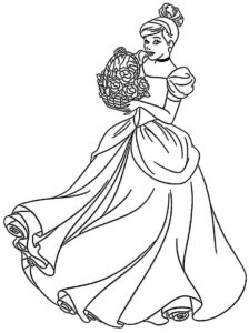 Desenho de Cinderela Desenho Colorir Imprimir 45
