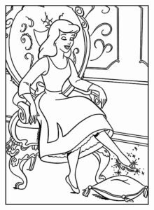 Desenho de Cinderela Desenho Colorir Imprimir 58