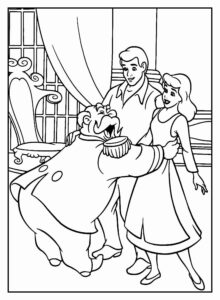 Desenho de Cinderela Desenho Colorir Imprimir 60