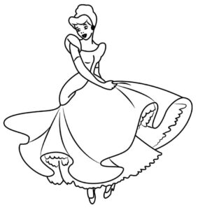 Desenho de Cinderela Desenho Colorir Imprimir 64