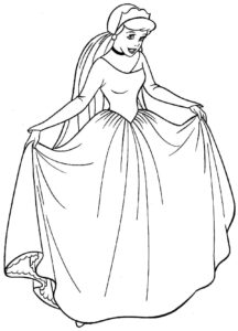 Desenho de Cinderela Desenho Colorir Imprimir 67