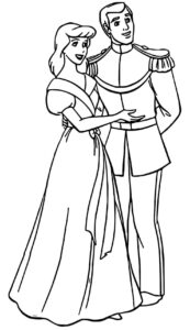 Desenho de Cinderela Desenho Colorir Imprimir 68
