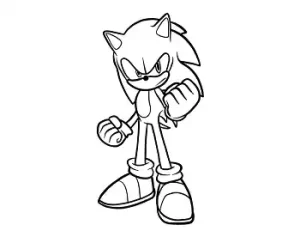 Desenho Sonic para colorir imprimir
