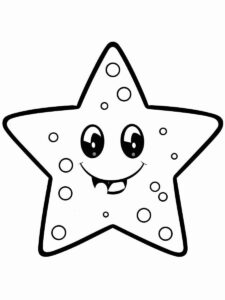 Desenho de Estrelas Desenho Colorir Imprimir 006
