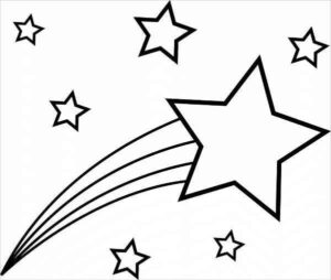 Desenho de Estrelas Desenho Colorir Imprimir 015