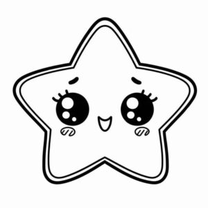 Desenho de Estrelas Desenho Colorir Imprimir 060