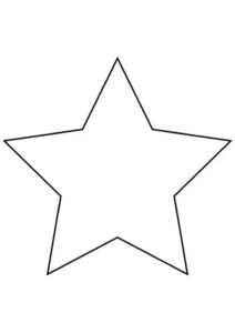Desenho de Estrelas Desenho Colorir Imprimir 065