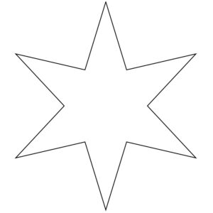 Desenho de Estrelas Desenho Colorir Imprimir 067