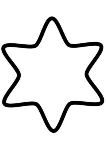 Desenho de Estrelas Desenho Colorir Imprimir 093