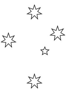 Desenho de Estrelas Desenho Colorir Imprimir 097
