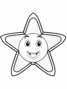 Desenho de Estrelas Desenho Colorir Imprimir 106